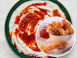 Chilli Squid w/ Citrus-Ginger Raita With Spice Oil