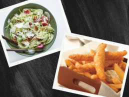 Hand Crumbed Flathead w/ Ice Water Salad