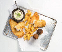 Tempura Barramundi with Ginger and Lemon Mayonnaise