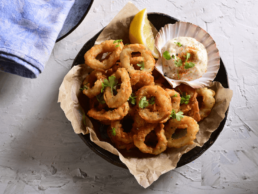 MSC Certified Shortfin Calamari Rings w/ Coriander & Lime Mayonnaise