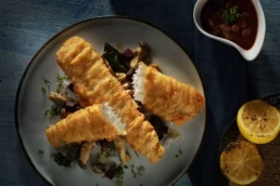 Pacific West Beer Battered Fish Fillets Saute Vegetables