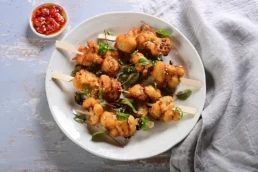 Pacific West Cauliflower Popcorn Skewers