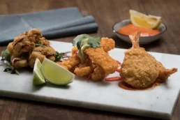 Pacific West Crumbed Prawn Cutlets Board