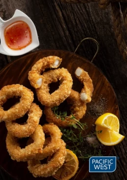Pacific West Hand Cut Panko Squid Rings Chilli