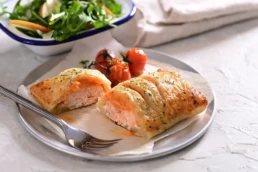 Pacific West Mediterranean Salmon En Croute Pastry