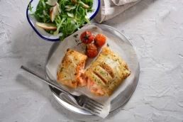 Pacific West Mediterranean Salmon En Croute Salad