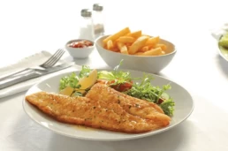 Pacific West Oakura Bay Flounder Panfried