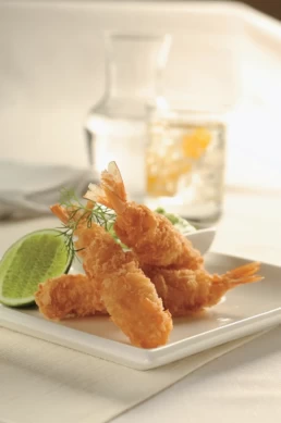Pacific West Panko Prawns Served