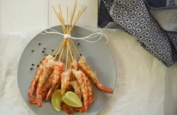 Pacific West Prawns Red Patagonian Prawns Skewer