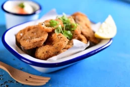 Pacific West Salt Pepper Mushrooms Plated