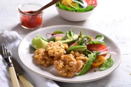 Pacific West Tempura Corn Fritters Salad