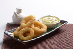 Best Tempura Squid Rings with Garlic Aioli