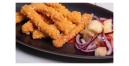 Chilli Squid Tenders with Pineapple Chutney