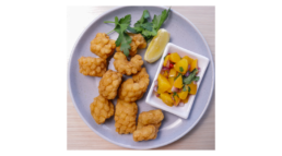 salt & pepper squid with mango chutney